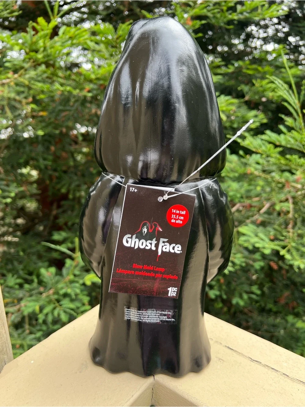 GHOST FACE BLOW MOLD LAMP